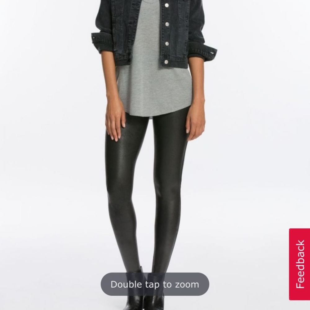 Spanx Faux Leather Leggings